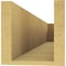 Ekena Millwork 6in. W x 6in. H x 36in. L Chapel Hill Woodgrain TimberThane Rafter Tail, Primed Tan RFTUR06X06X36CHPRCPR - alternate 5
